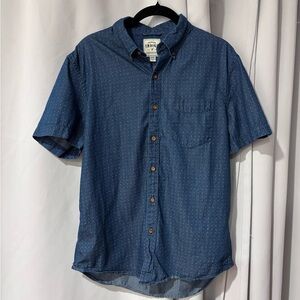 Indigo Casual Blue Button Down Shirt